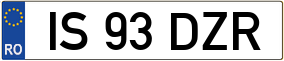 Truck License Plate